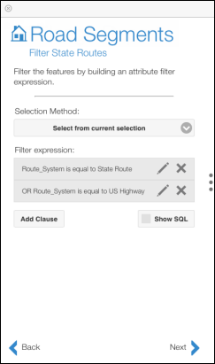The second attribute selection clause is added The second attribute selection clause is added
